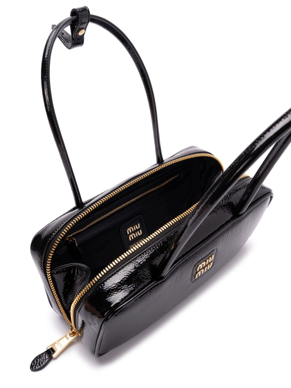 Beau Naplak Patent Leather Bag