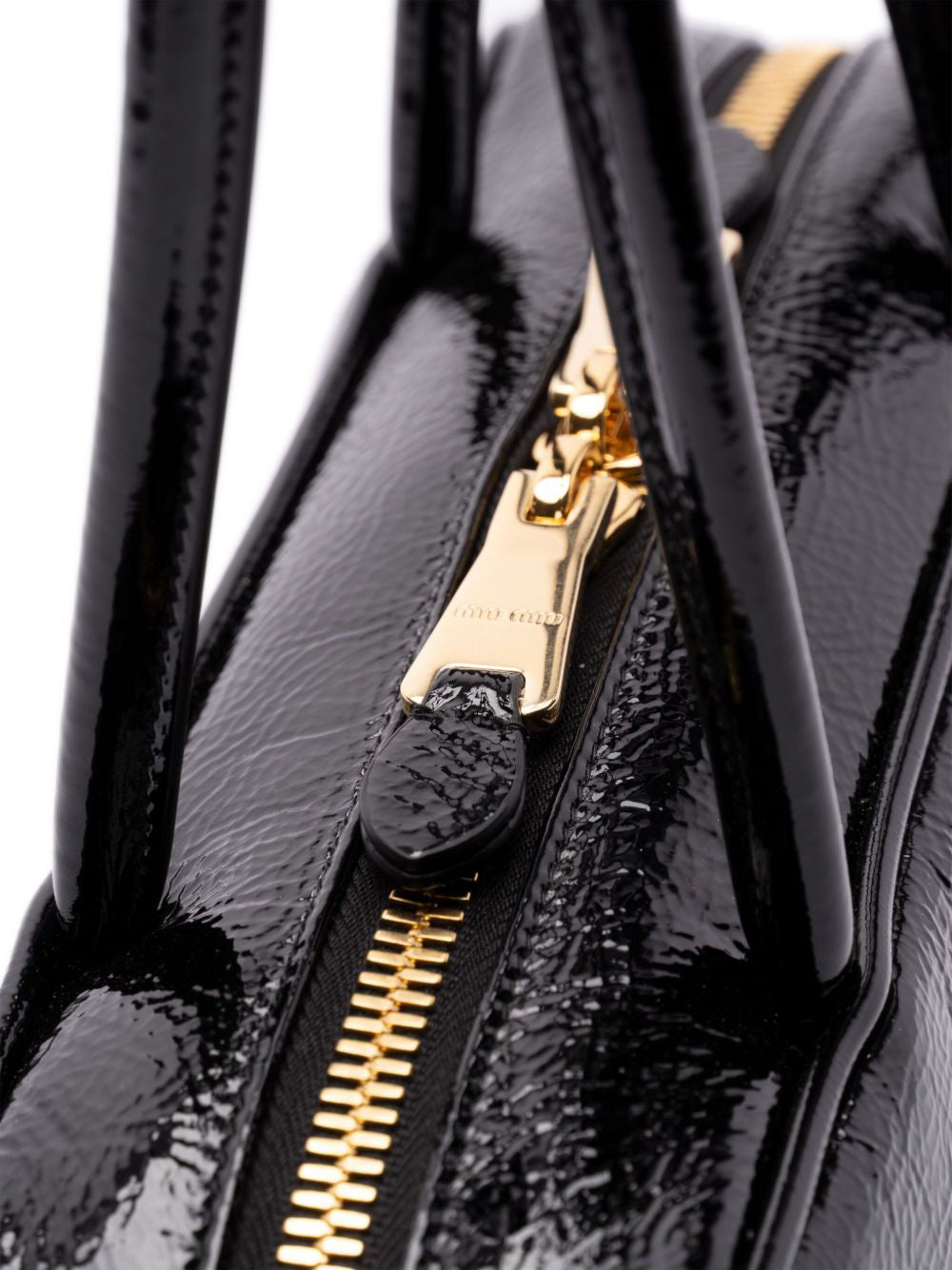 Beau Naplak Patent Leather Bag