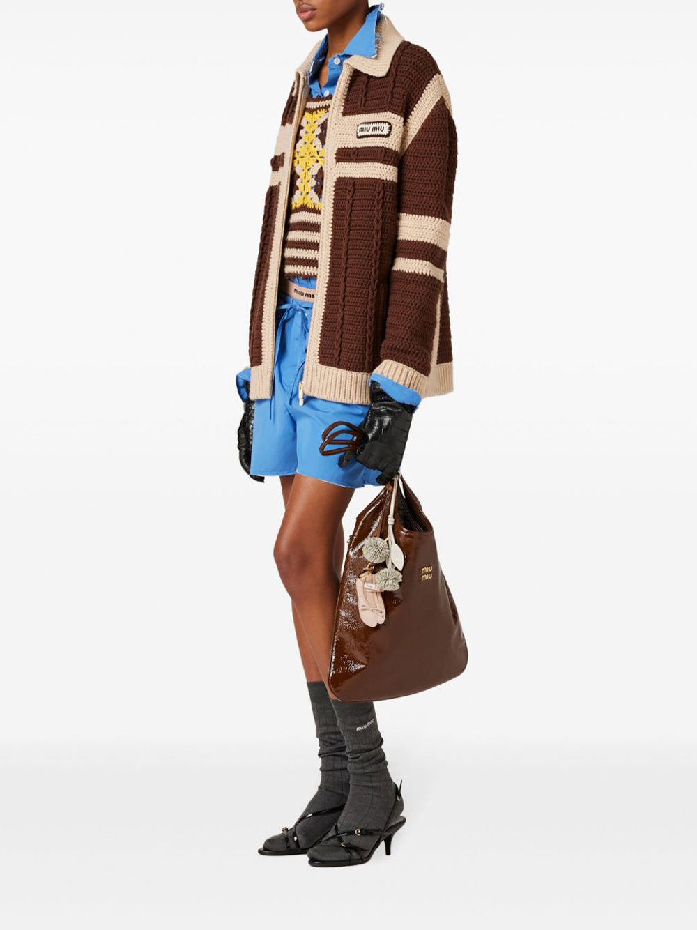 Ivy Naplak Patent Leather Tote