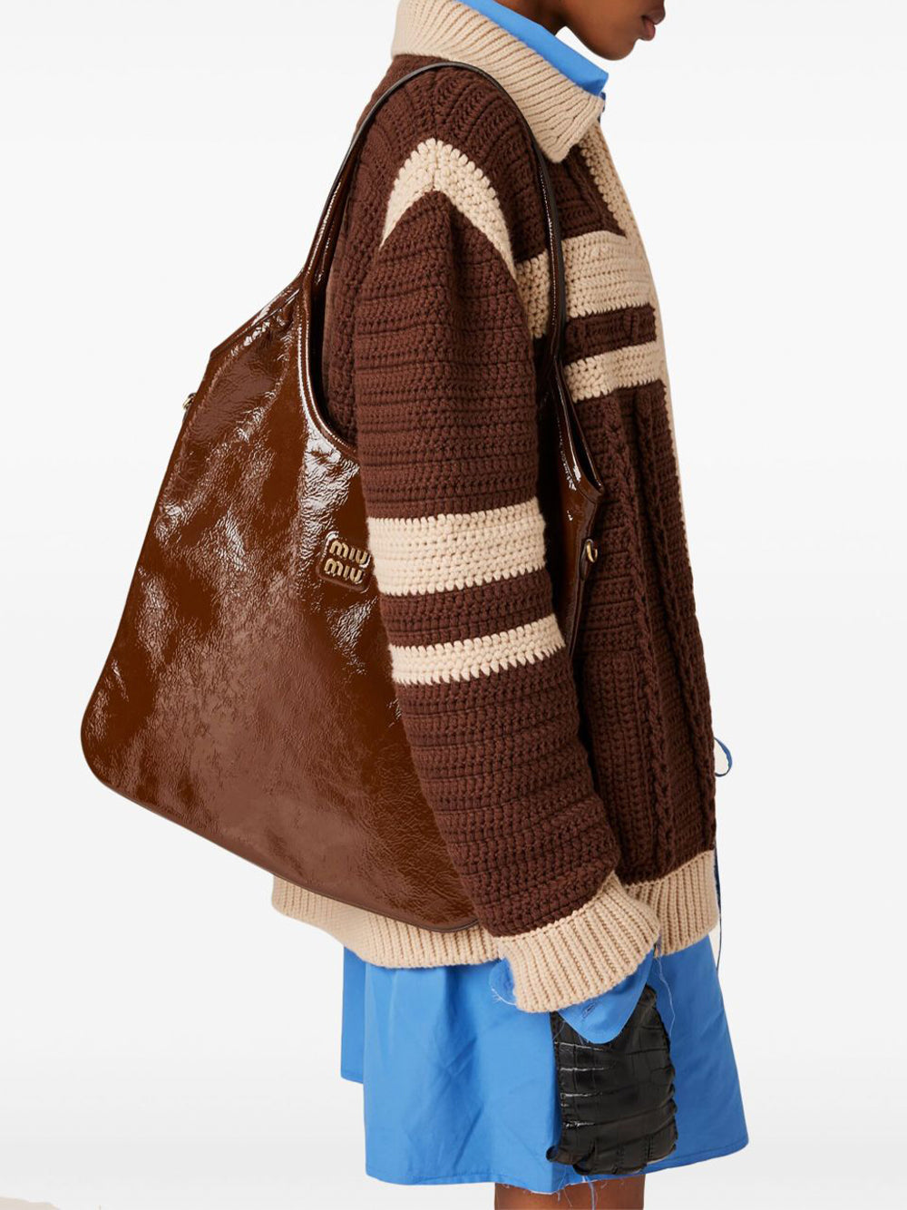 Ivy Naplak Patent Leather Tote