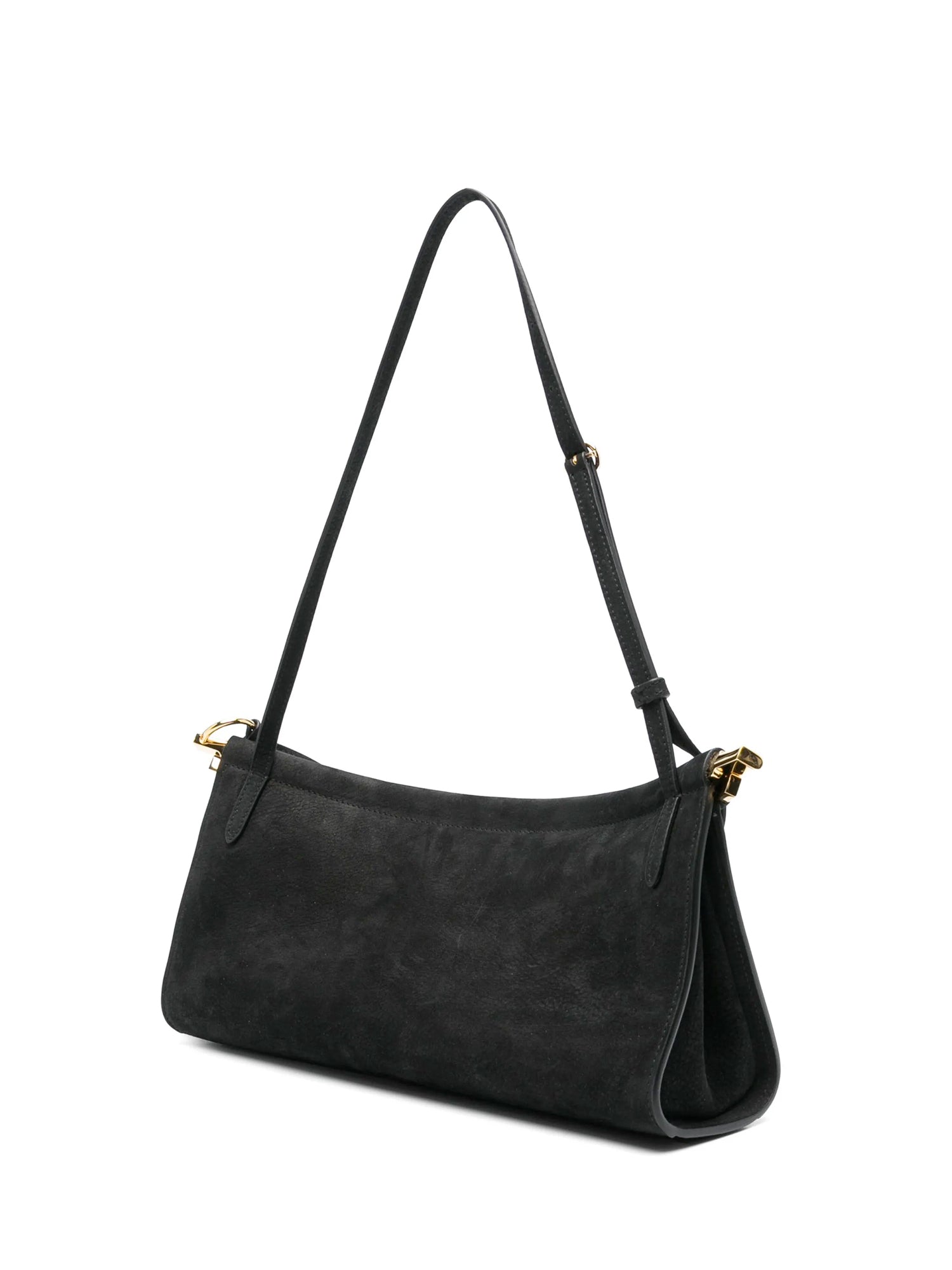 Medium Nubuck Le Click East West Bag