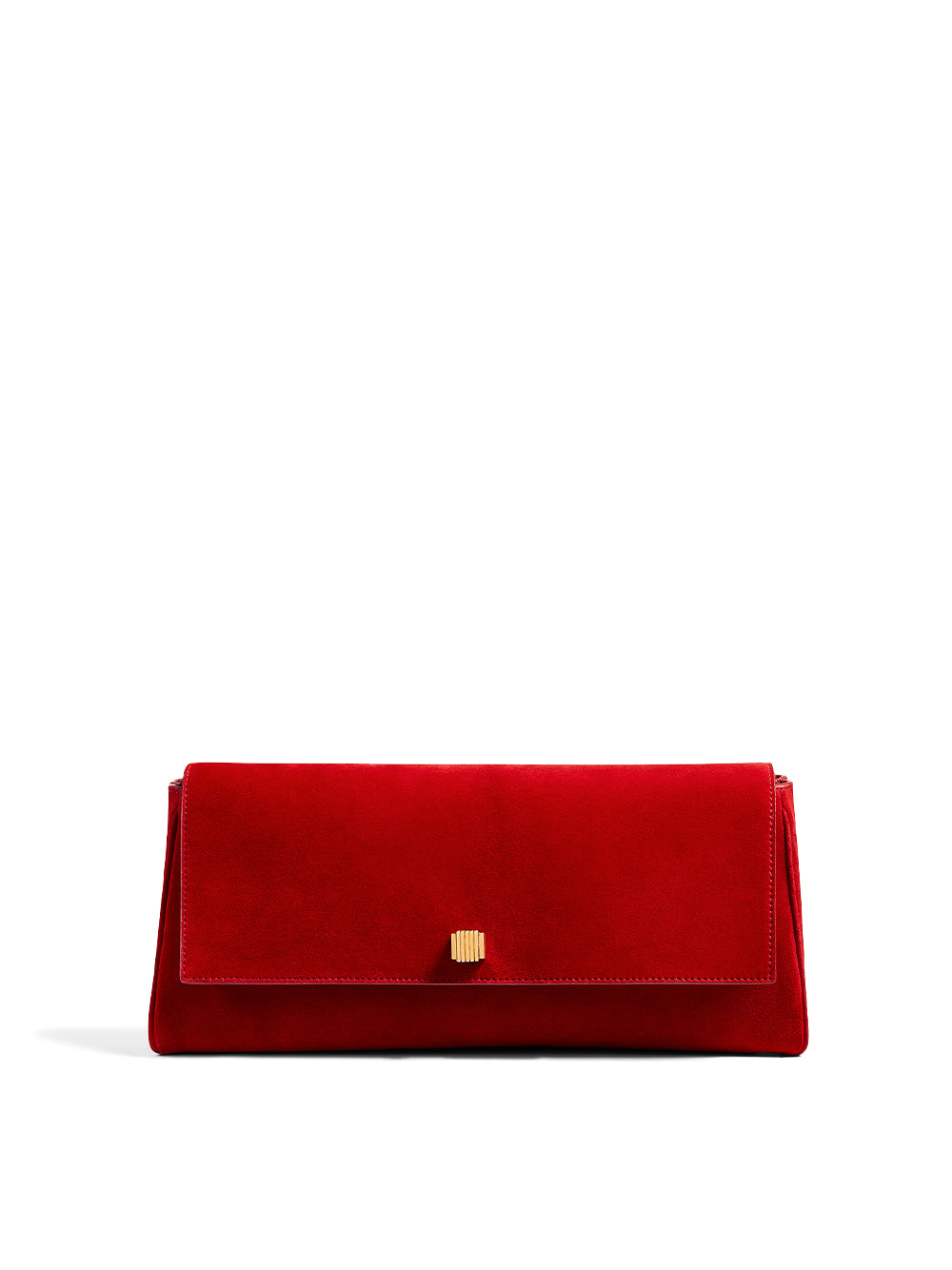 Suede Audrey Clutch