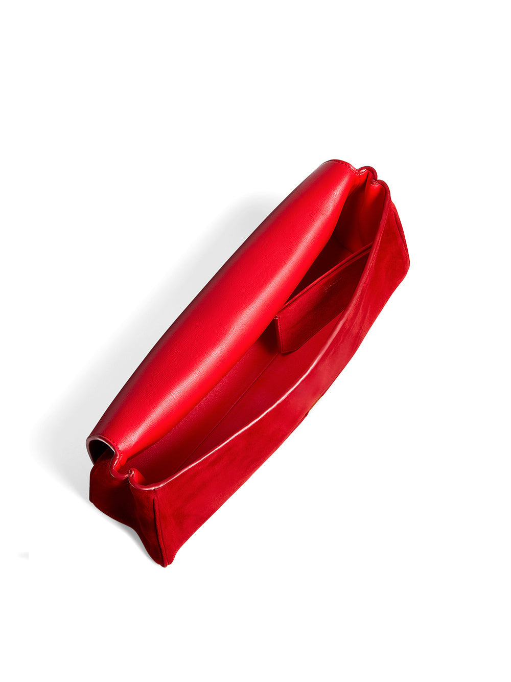 Suede Audrey Clutch