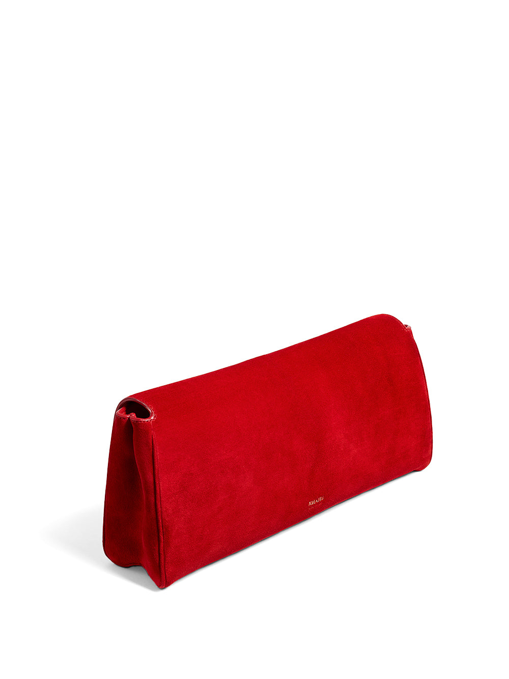 Suede Audrey Clutch