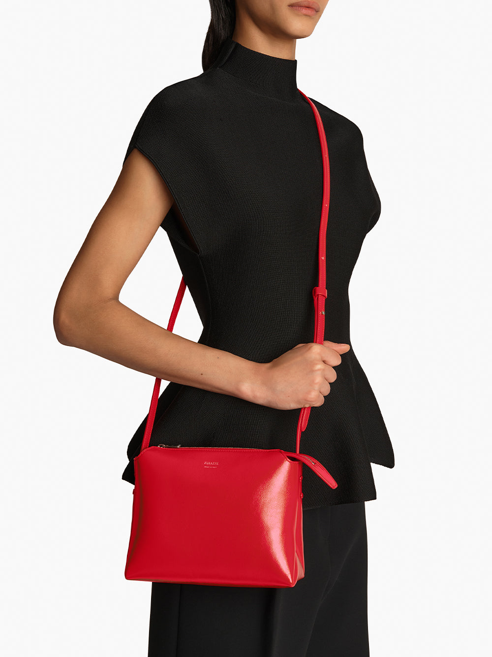 Patent Lina Crossbody Bag