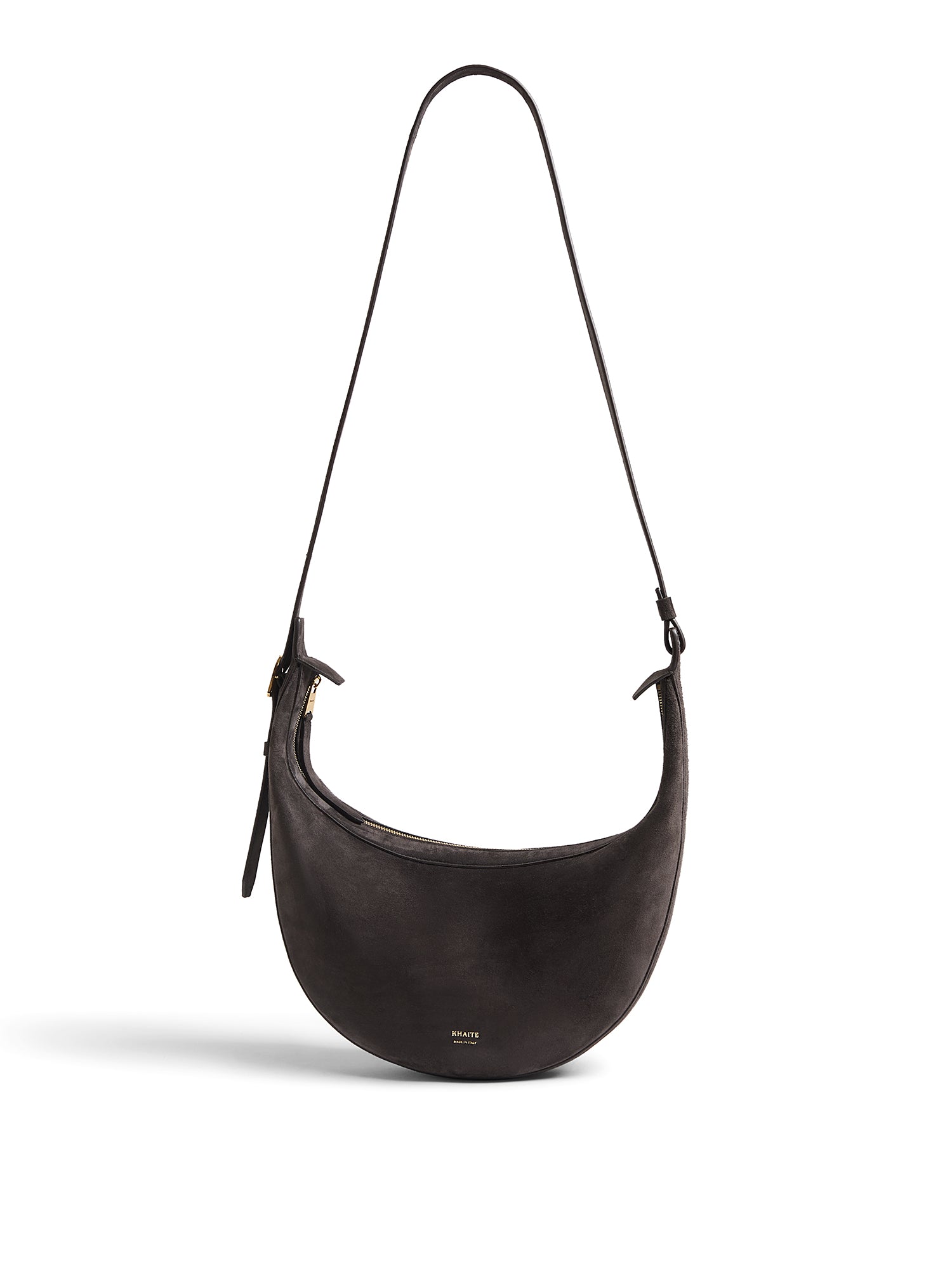 Small Suede Augustina Crossbody Bag