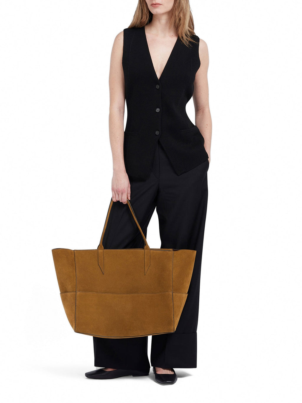 Large Suede Incognito Tote