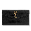 Saint Laurent Uptown Crocodile Embossed Pouch