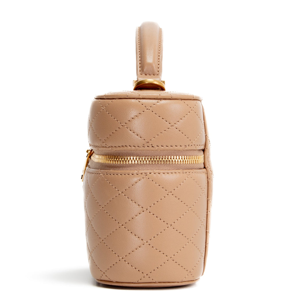 SAINT LAURENT Mini Gaby Vanity - Beige