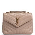 SAINT LAURENT Small Lou Lou Shoulder Bag - Nude