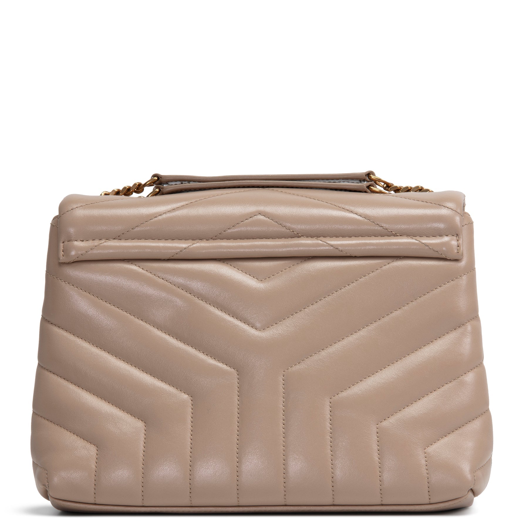 SAINT LAURENT Small Lou Lou Shoulder Bag - Nude