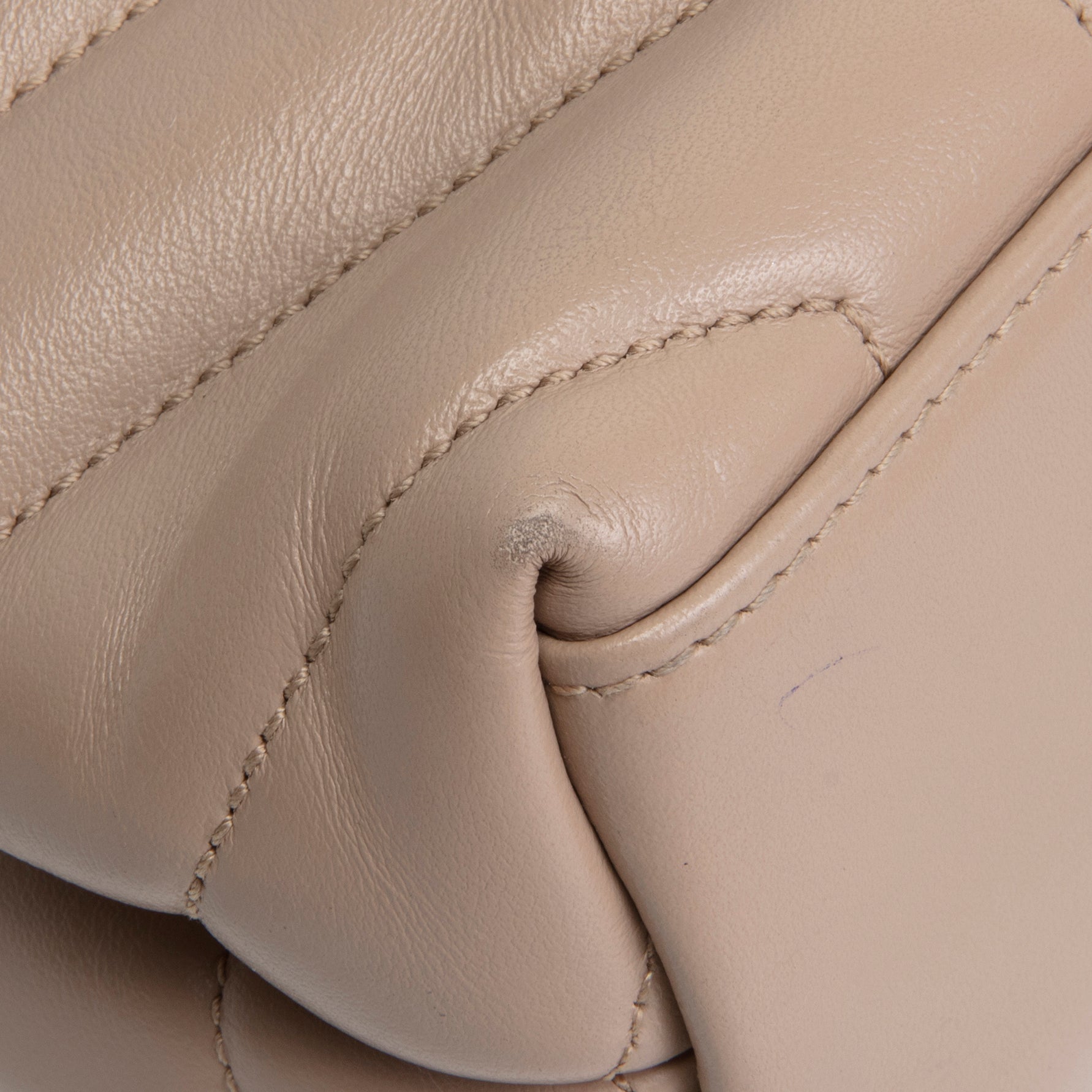 SAINT LAURENT Small Lou Lou Shoulder Bag - Nude
