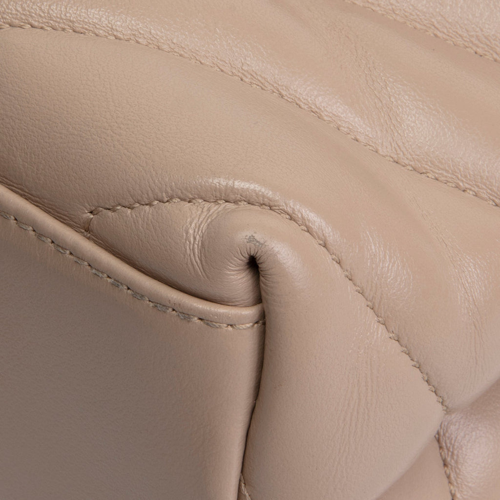 SAINT LAURENT Small Lou Lou Shoulder Bag - Nude