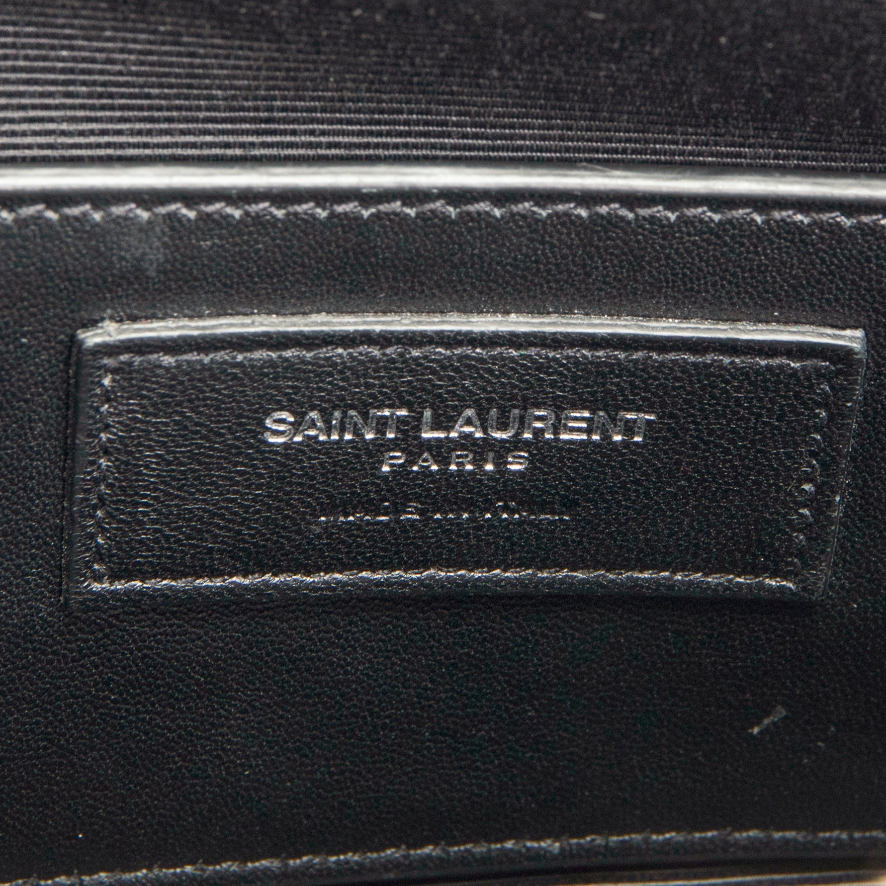SAINT LAURENT Matelasse Chevron Monogram Large College Satchel - Beige