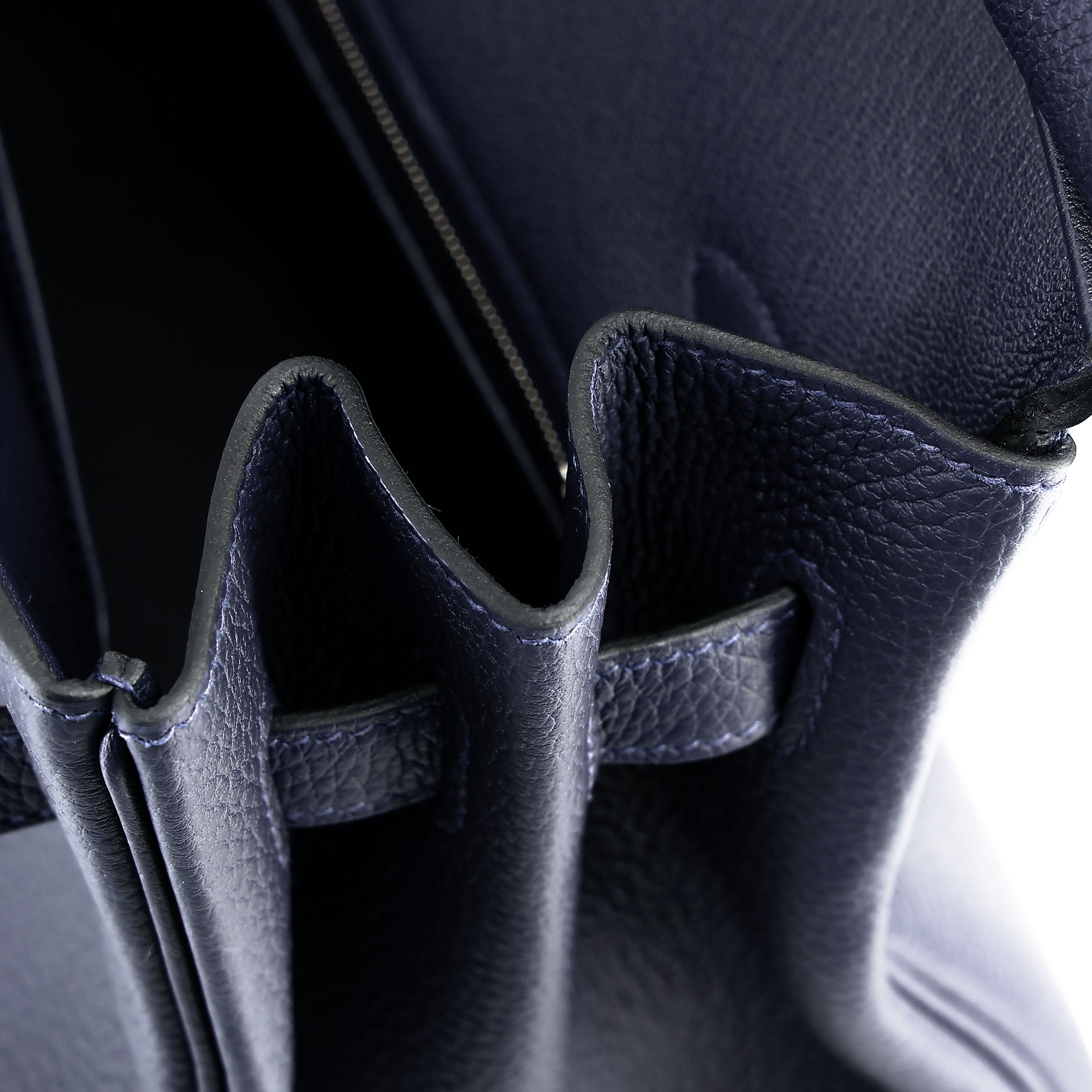 HERMÈS Birkin 35 Bleu Nuit (2Z) Togo Palladium hardware K (2025)