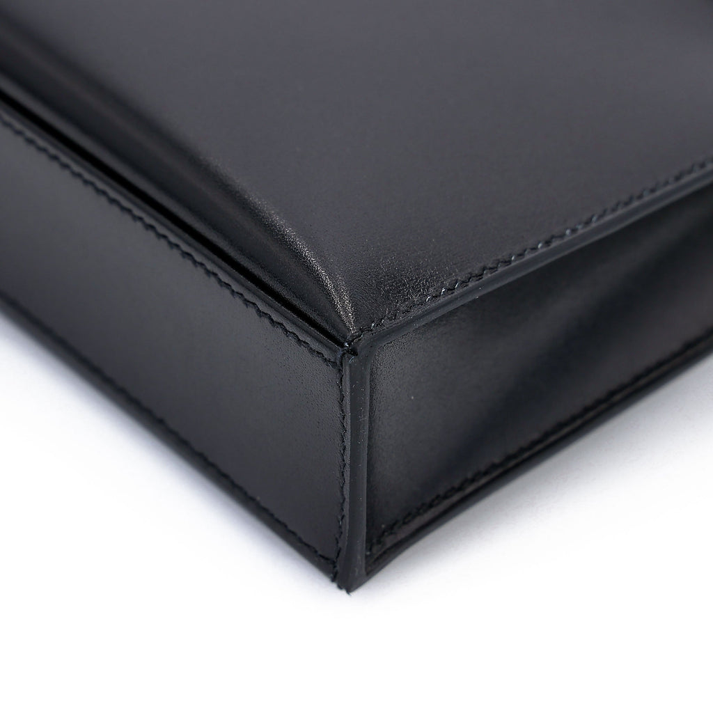 HERMÈS Kelly Elan Noir (89) Box-calf Palladium hardware K (2025)
