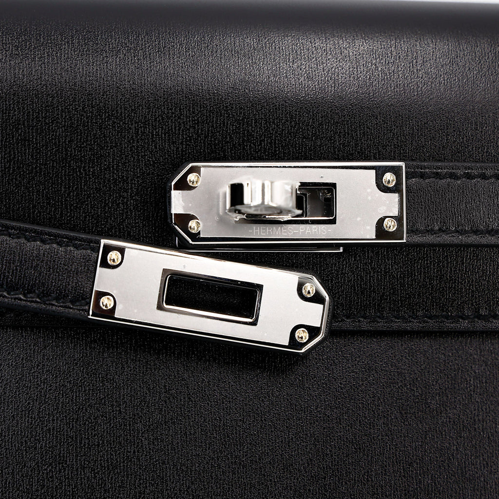 HERMÈS Kelly Elan Noir (89) Box-calf Palladium hardware K (2025)
