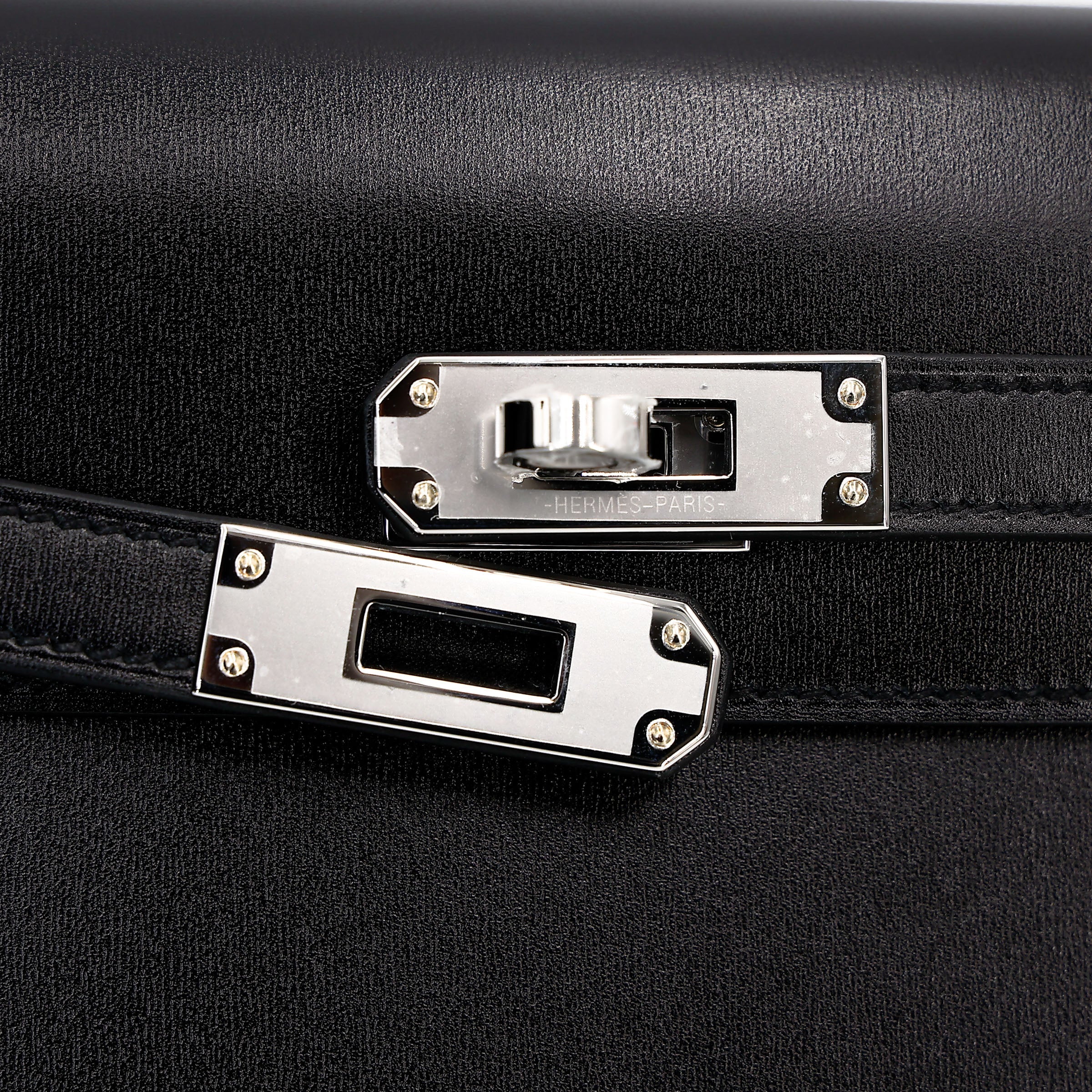 HERMÈS Kelly Elan Noir (89) Box-calf Palladium hardware K (2025)