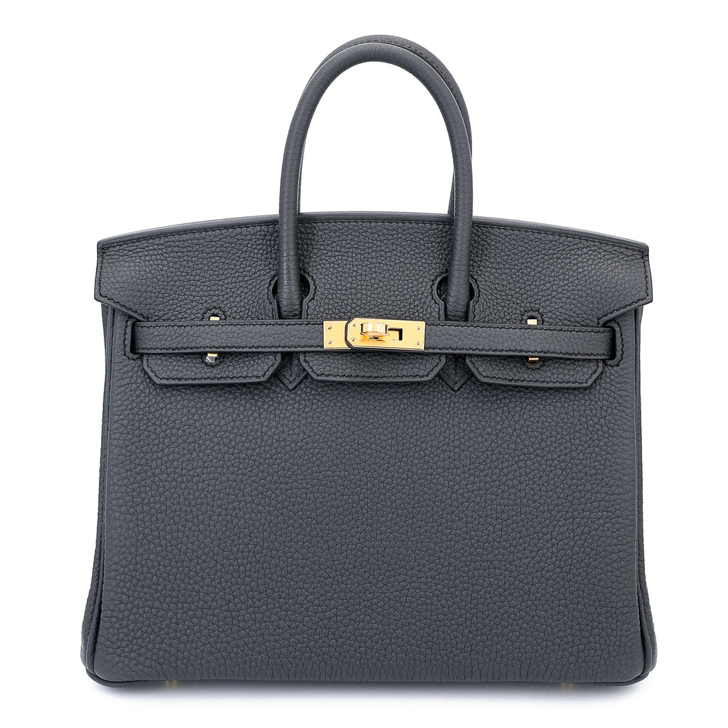 HERMÈS Birkin 25 Plomb (8P) Togo Gold hardware K (2025)