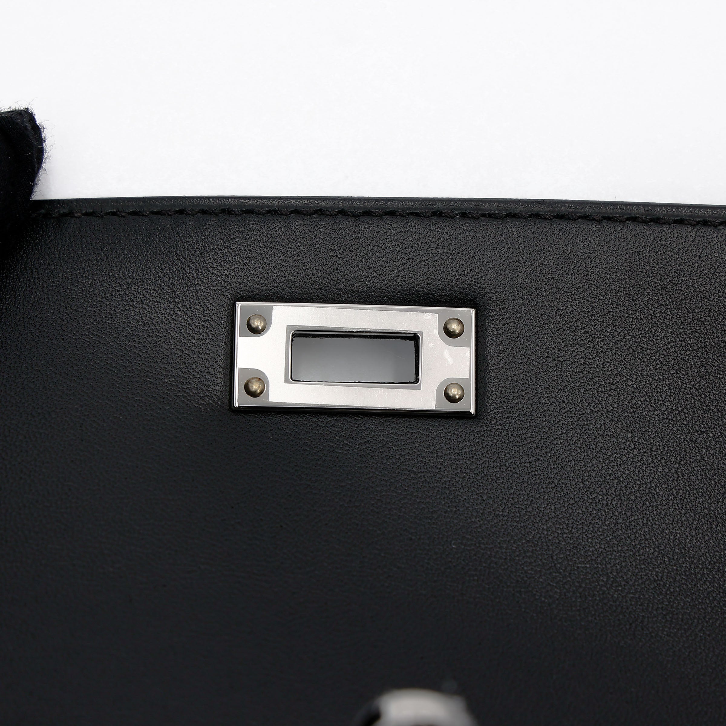 HERMÈS Kelly Elan Noir (89) Box-calf Palladium hardware K (2025)