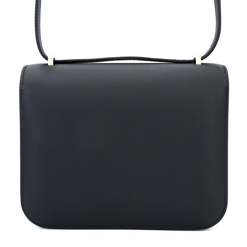 HERMÈS Constance Mini Noir (89) Epsom Brushed Gold hardware K (2025)