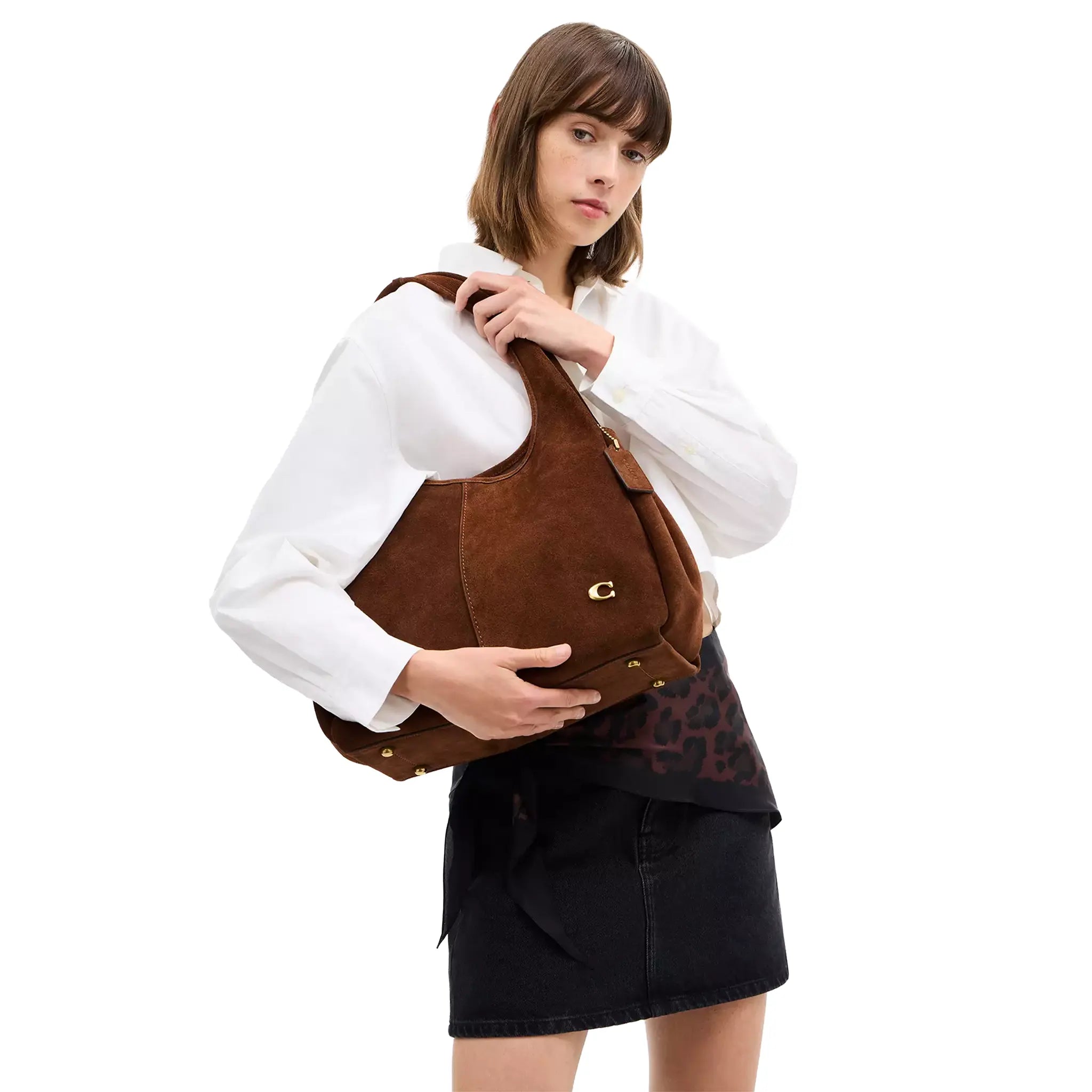 Coach Lana 23 Warm Brown Shoulder Bag