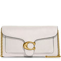 Coach Tabby Chain Chalk Clutch Bag