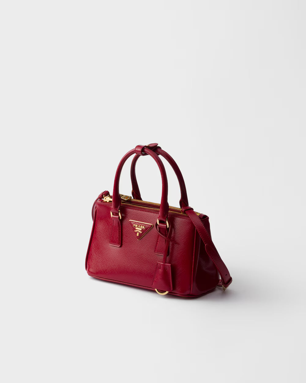Prada Galleria patent Saffiano leather mini-bag  2025