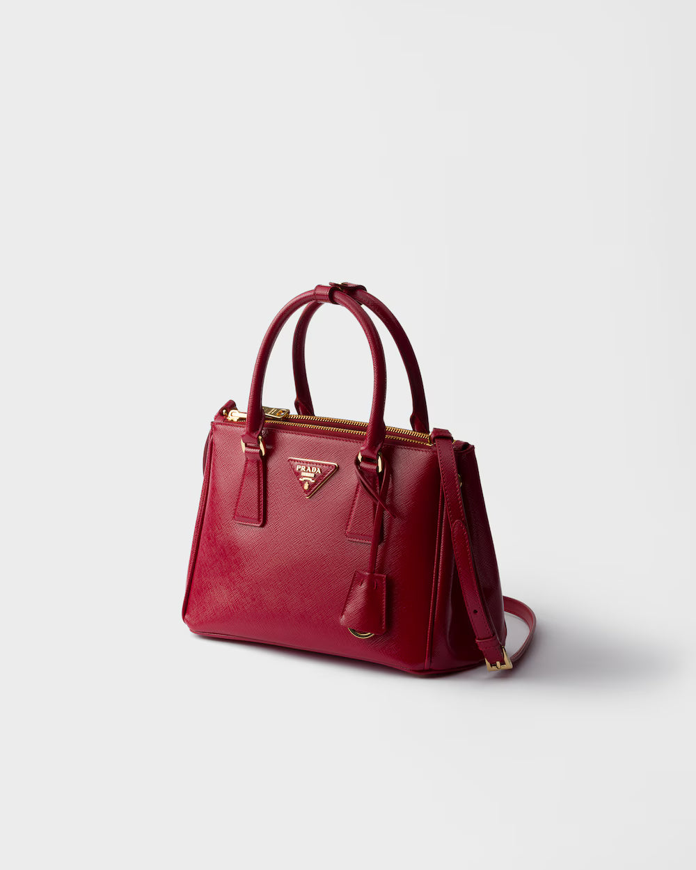 Prada Galleria small patent Saffiano leather bag 2025