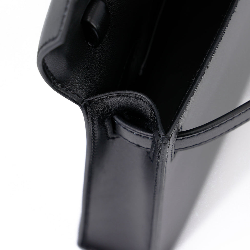 HERMÈS Kelly Elan Noir (89) Box-calf Palladium hardware K (2025)