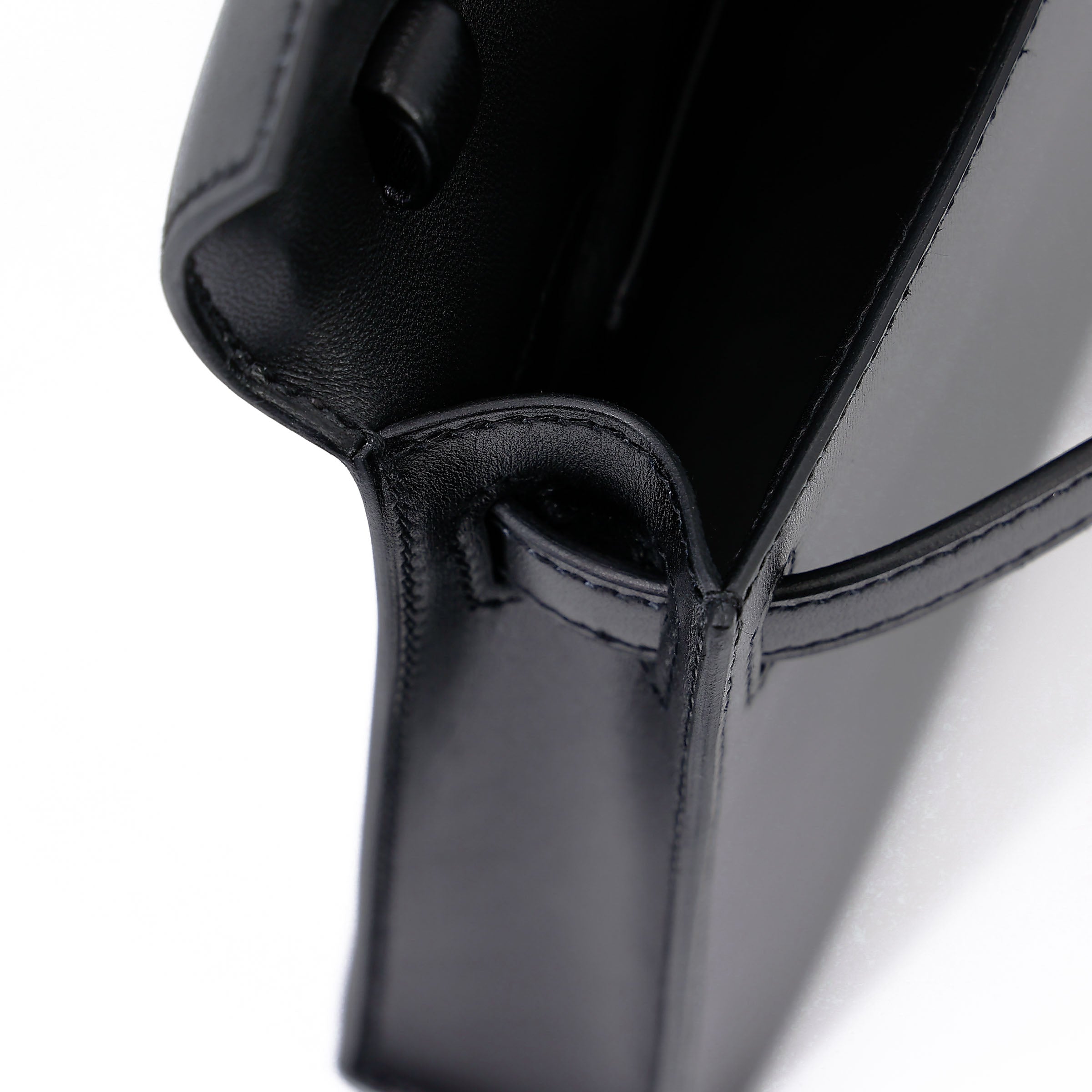 HERMÈS Kelly Elan Noir (89) Box-calf Palladium hardware K (2025)
