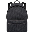 Dior Oblique Jacquard Rider Black Backpack
