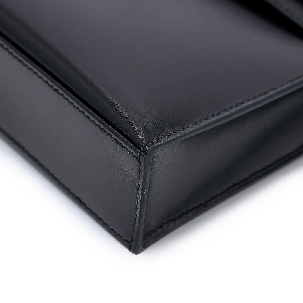 HERMÈS Kelly Elan Noir (89) Box-calf Palladium hardware K (2025)