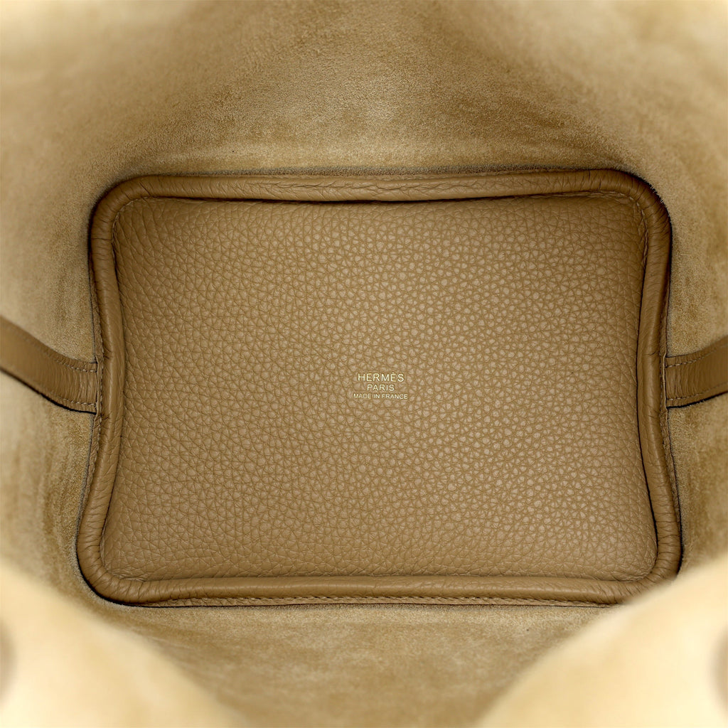 HERMÈS Picotin Lock PM Trench (S2) Clemence Gold hardware K (2025)