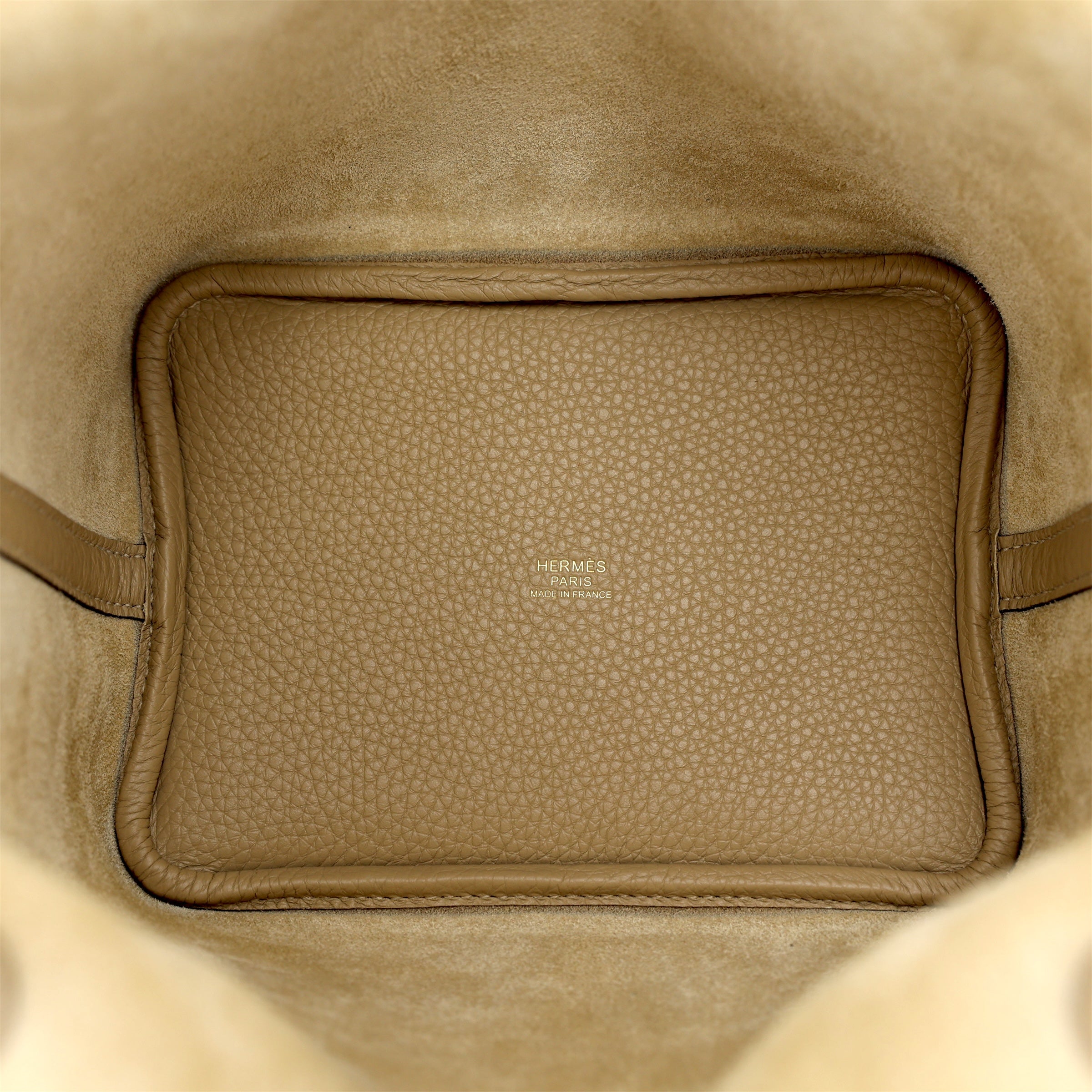 HERMÈS Picotin Lock PM Trench (S2) Clemence Gold hardware K (2025)