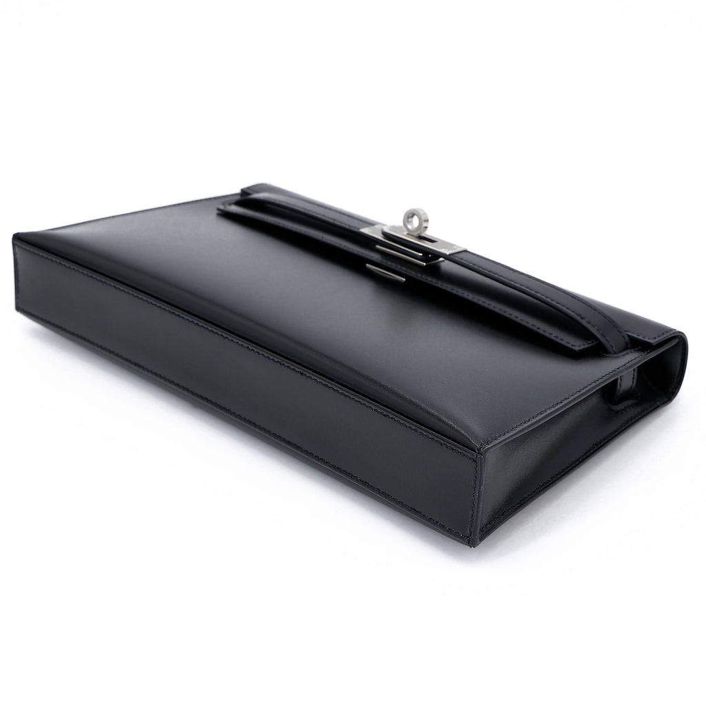 HERMÈS Kelly Elan Noir (89) Box-calf Palladium hardware K (2025)