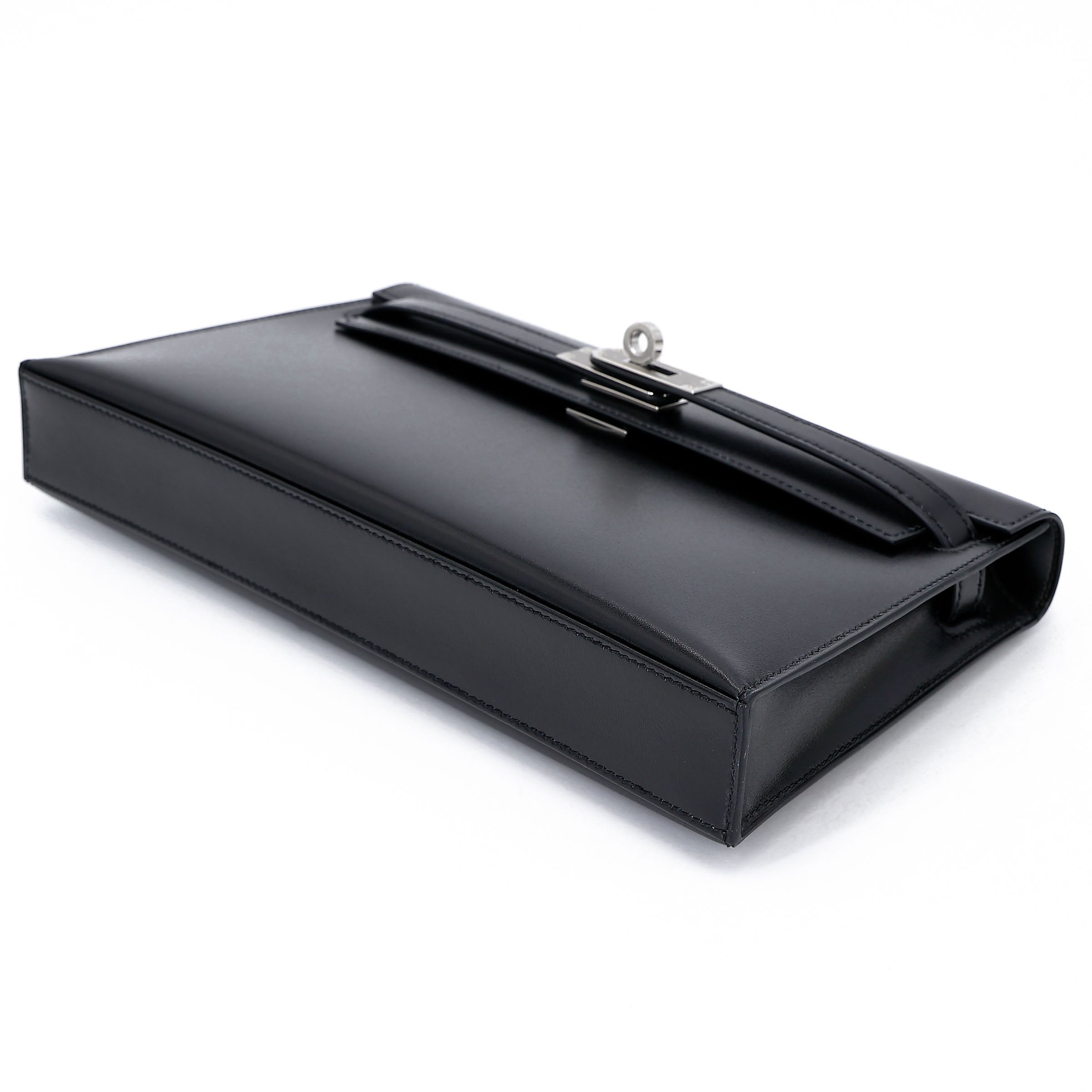 HERMÈS Kelly Elan Noir (89) Box-calf Palladium hardware K (2025)