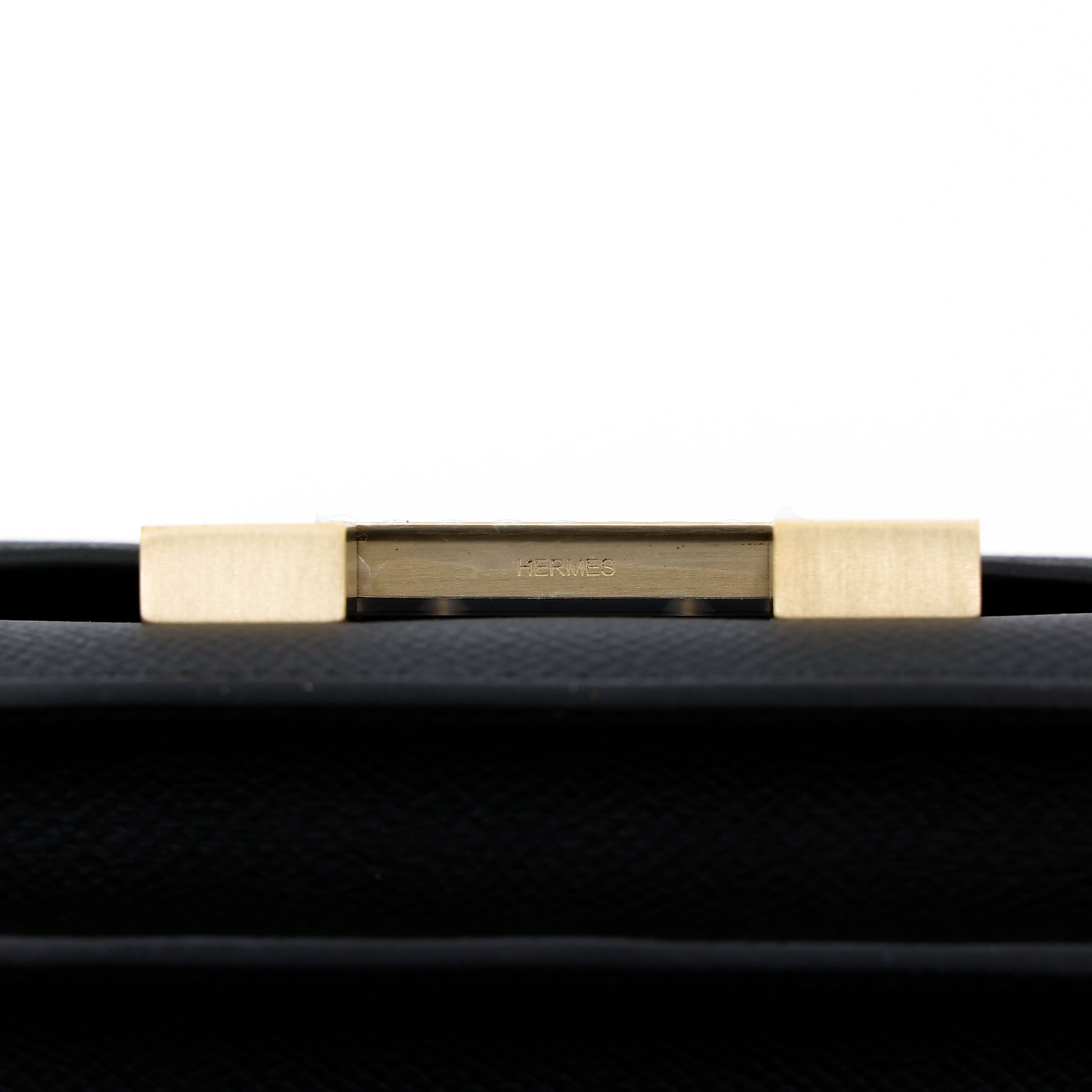 HERMÈS Constance Mini Noir (89) Epsom Brushed Gold hardware K (2025)