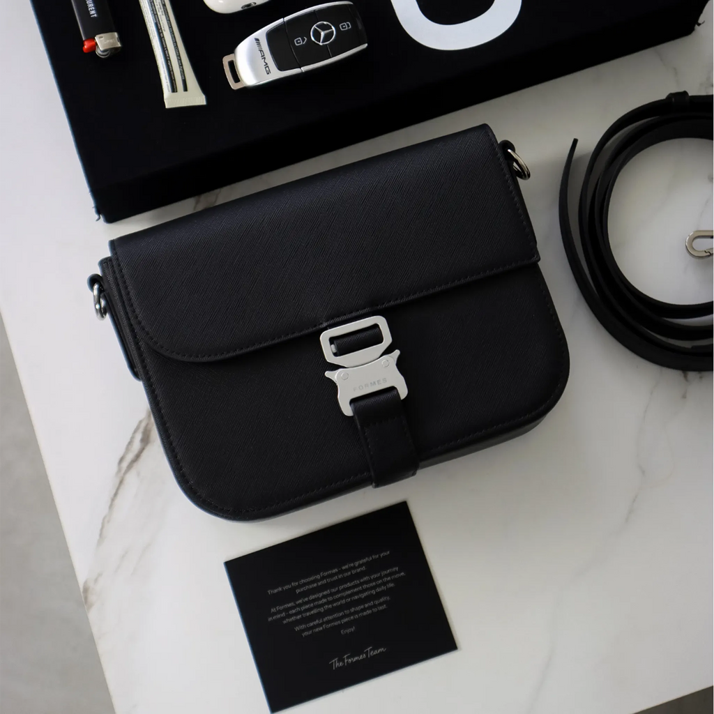 Formes Tecnica Nero Crossbody Bag