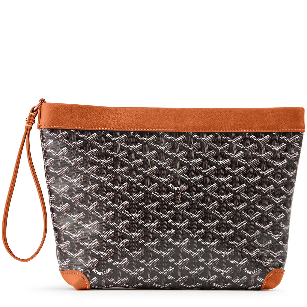 Goyard Conti Black Tan Pouch