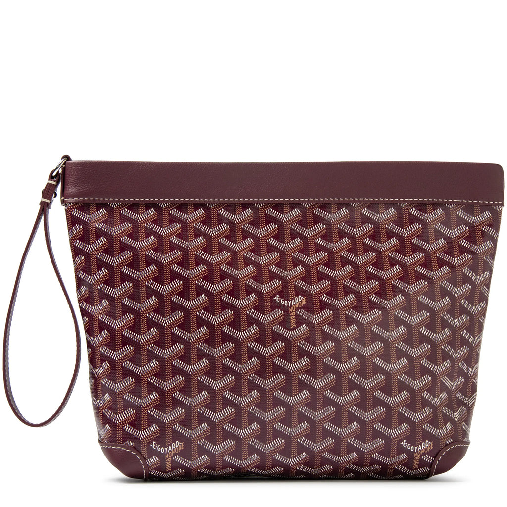 Goyard Conti Burgundy Pouch