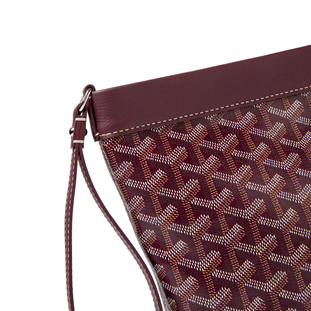 Goyard Conti Burgundy Pouch