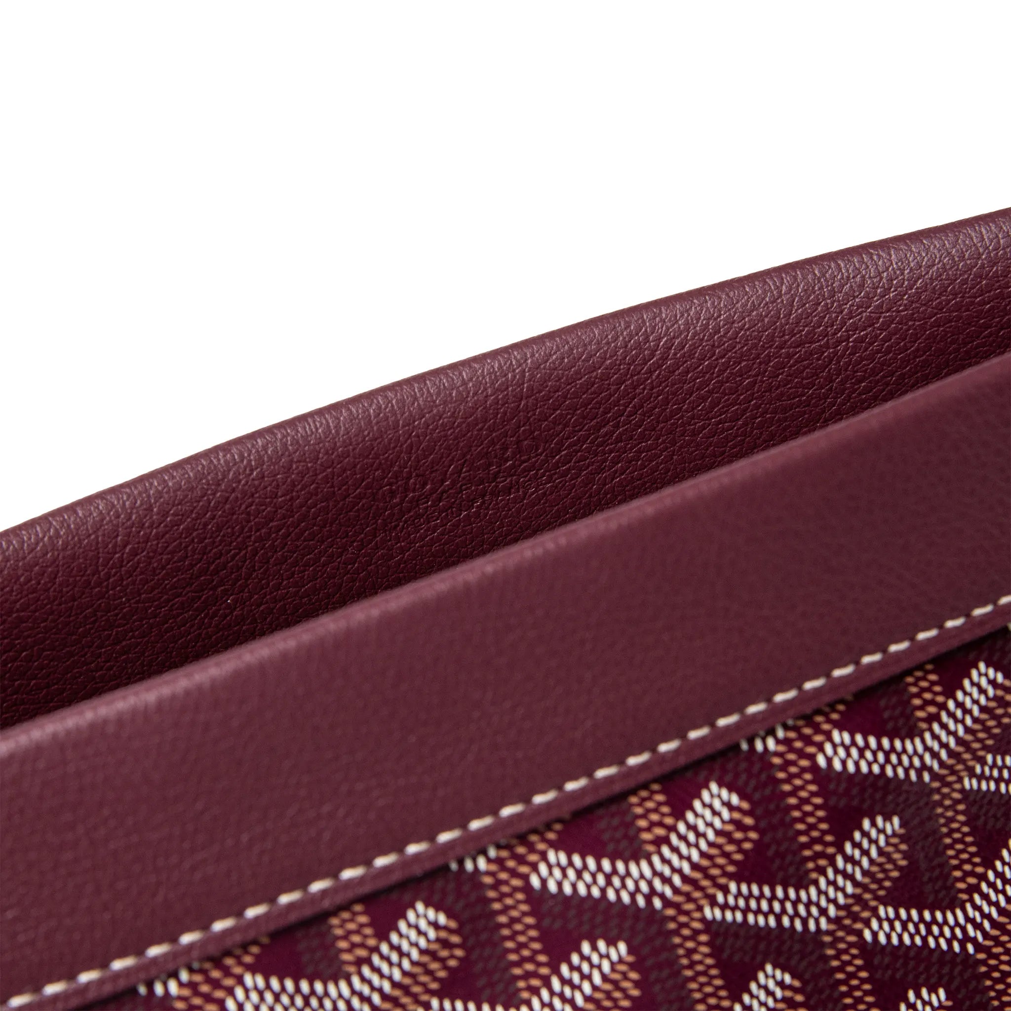 Goyard Conti Burgundy Pouch