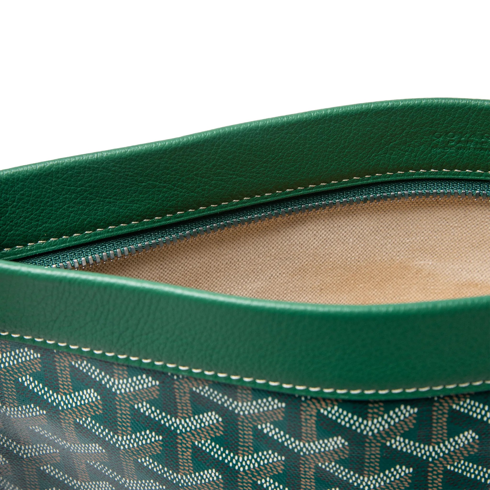 Goyard Conti Green Pouch