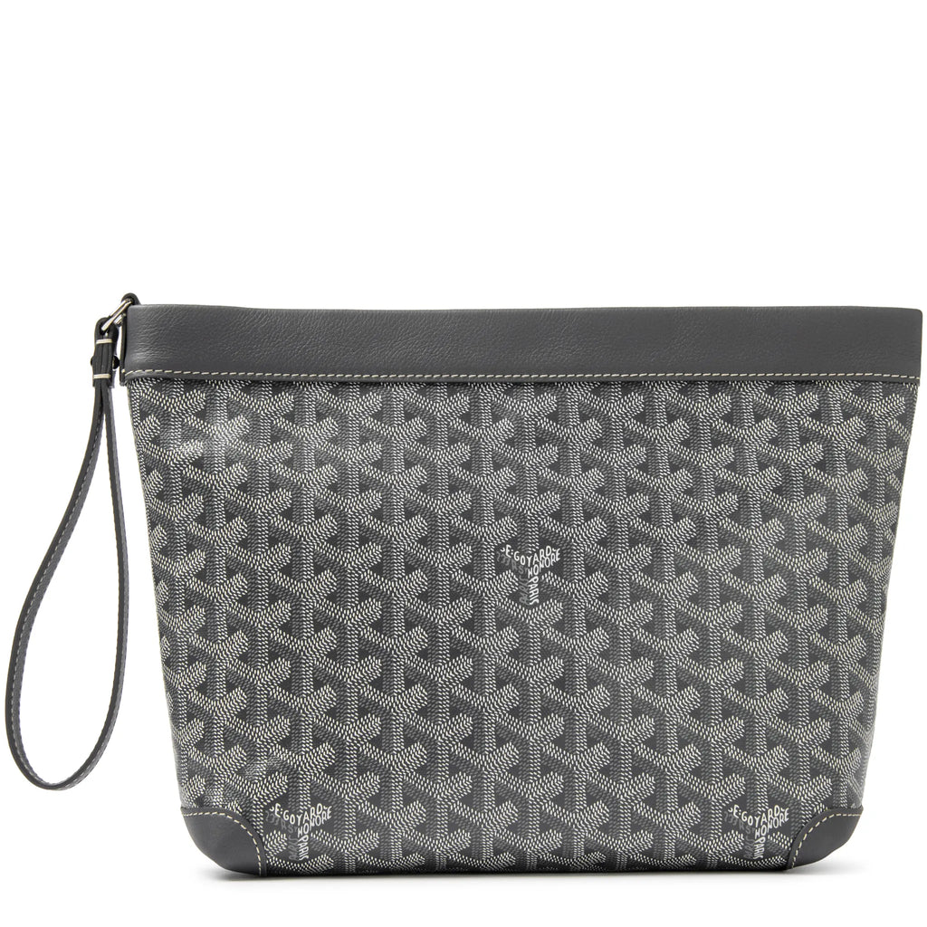 Goyard Conti Grey Pouch