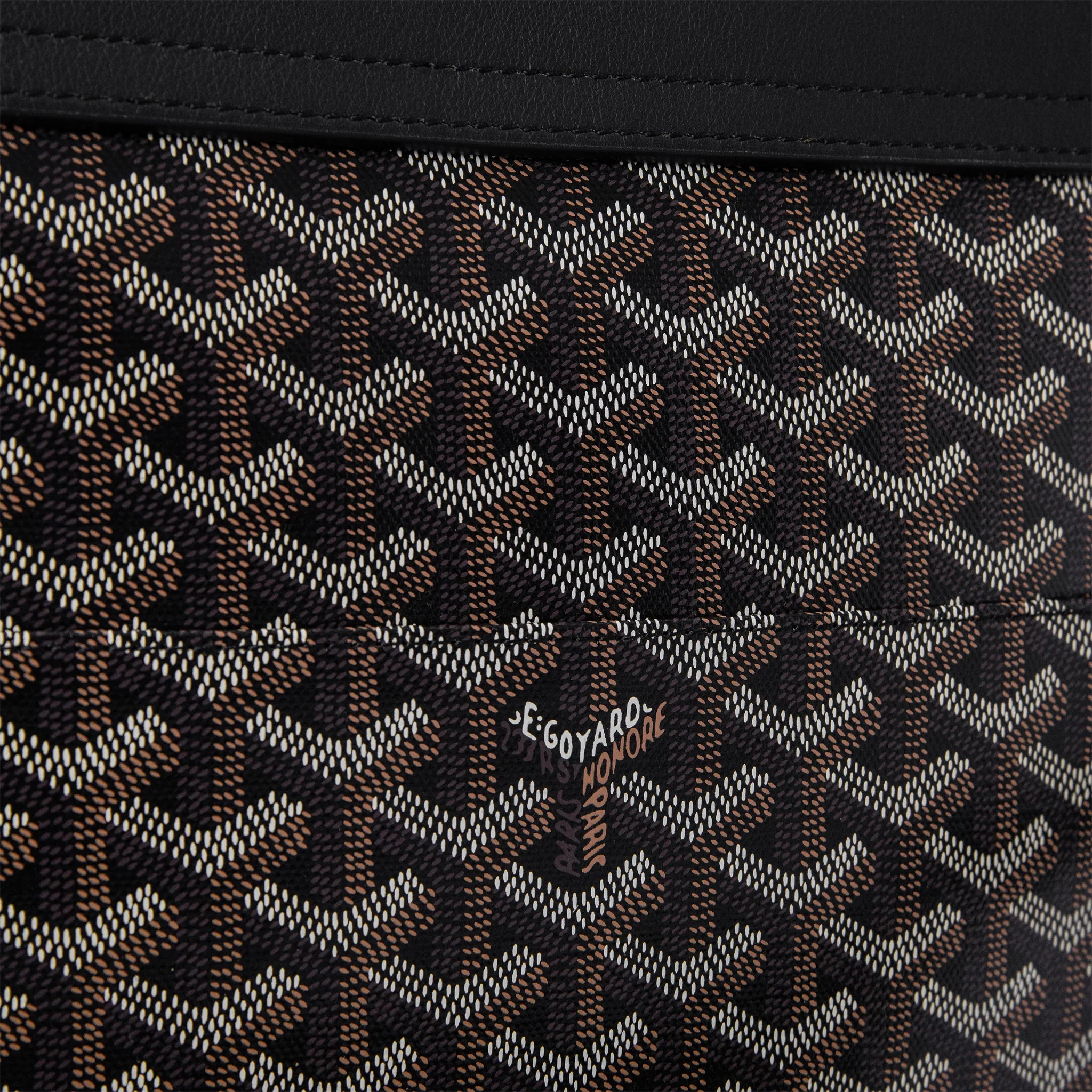 Goyard Coursier Black Messenger Bag