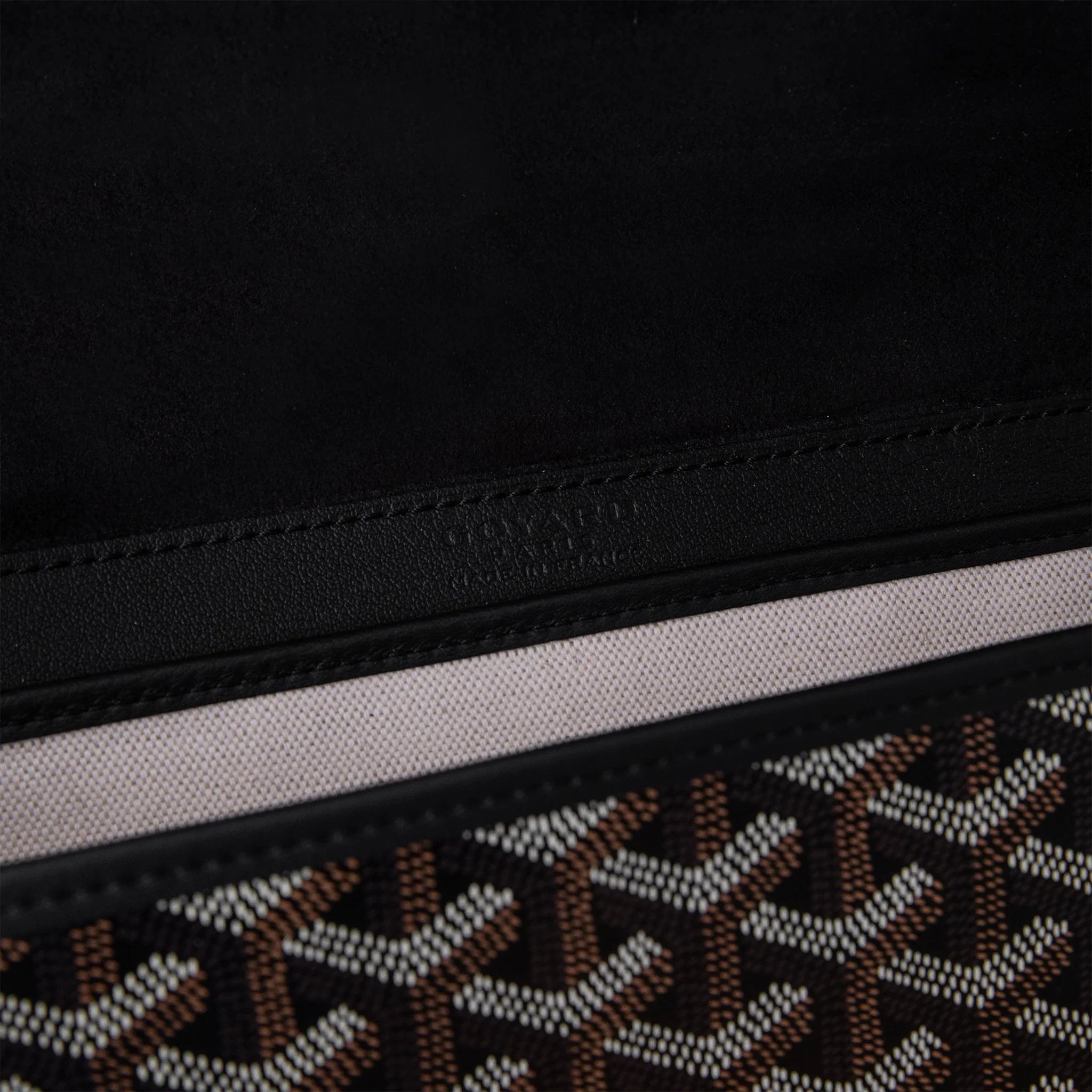 Goyard Coursier Black Messenger Bag