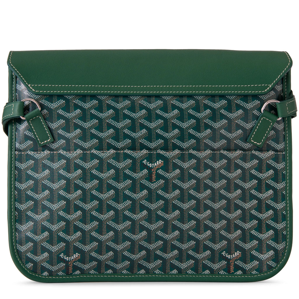 Goyard Coursier Green Messenger Bag