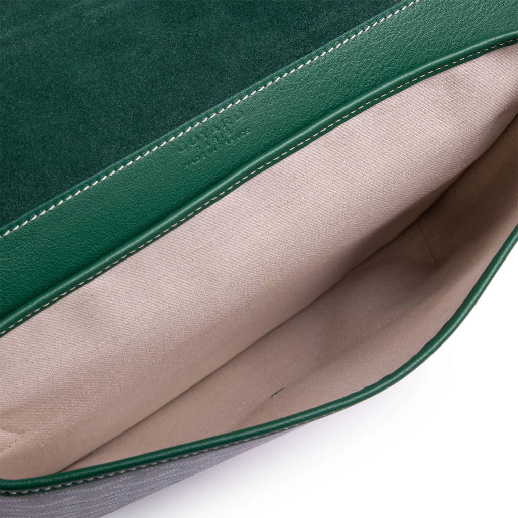 Goyard Coursier Green Messenger Bag