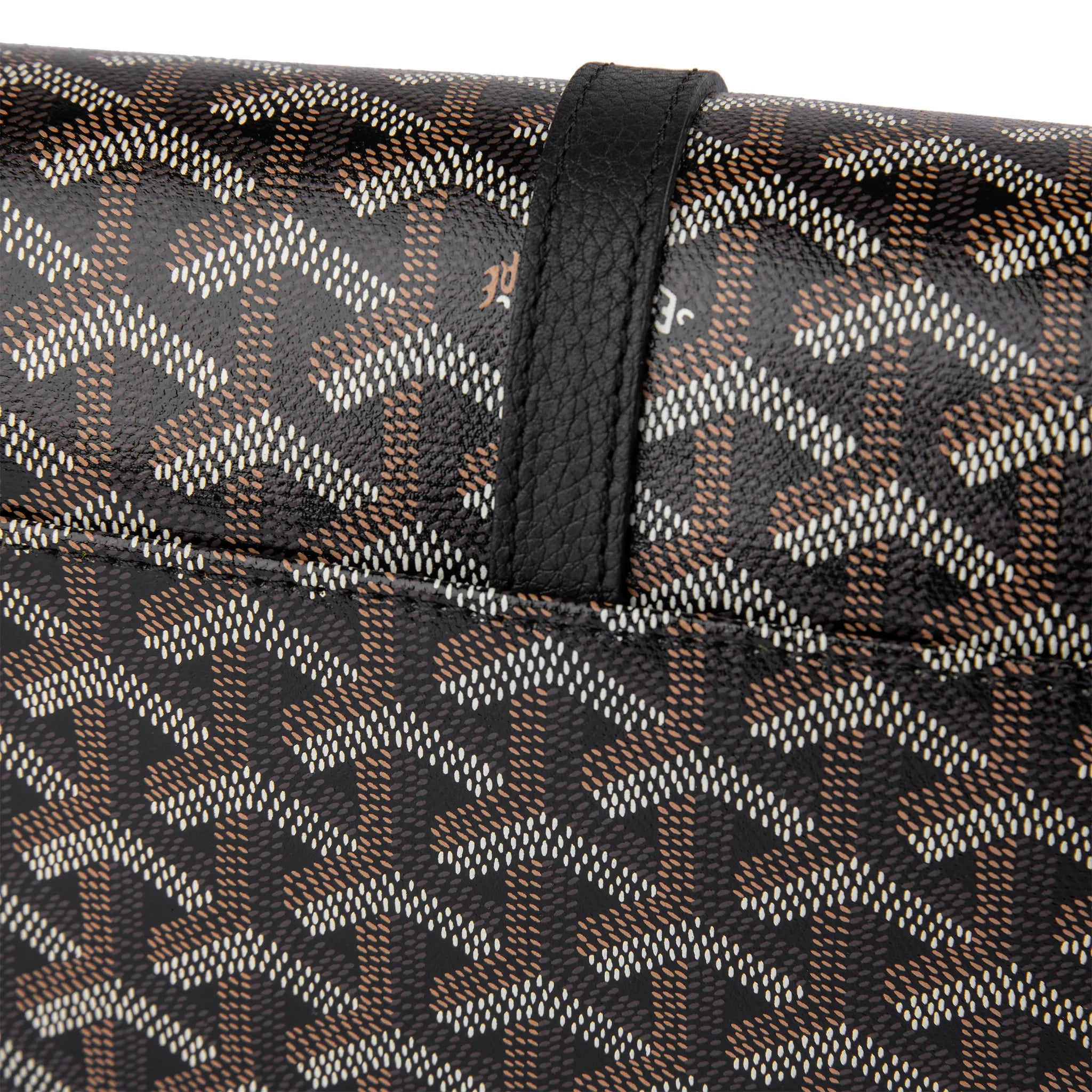 Goyard Goyardine Belvedere II Black PM Messenger Bag